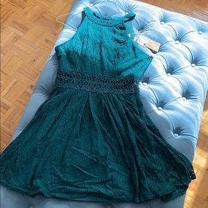 Green lace dress from Francesca’s